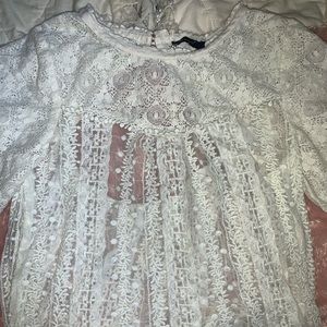 lace blouse from american eagle